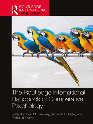 cover image of The Routledge International Handbook of Comparative Psychology